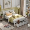 Streamdale Full Size Platform Bed with Under-bed Drawers, White - 2 of 4