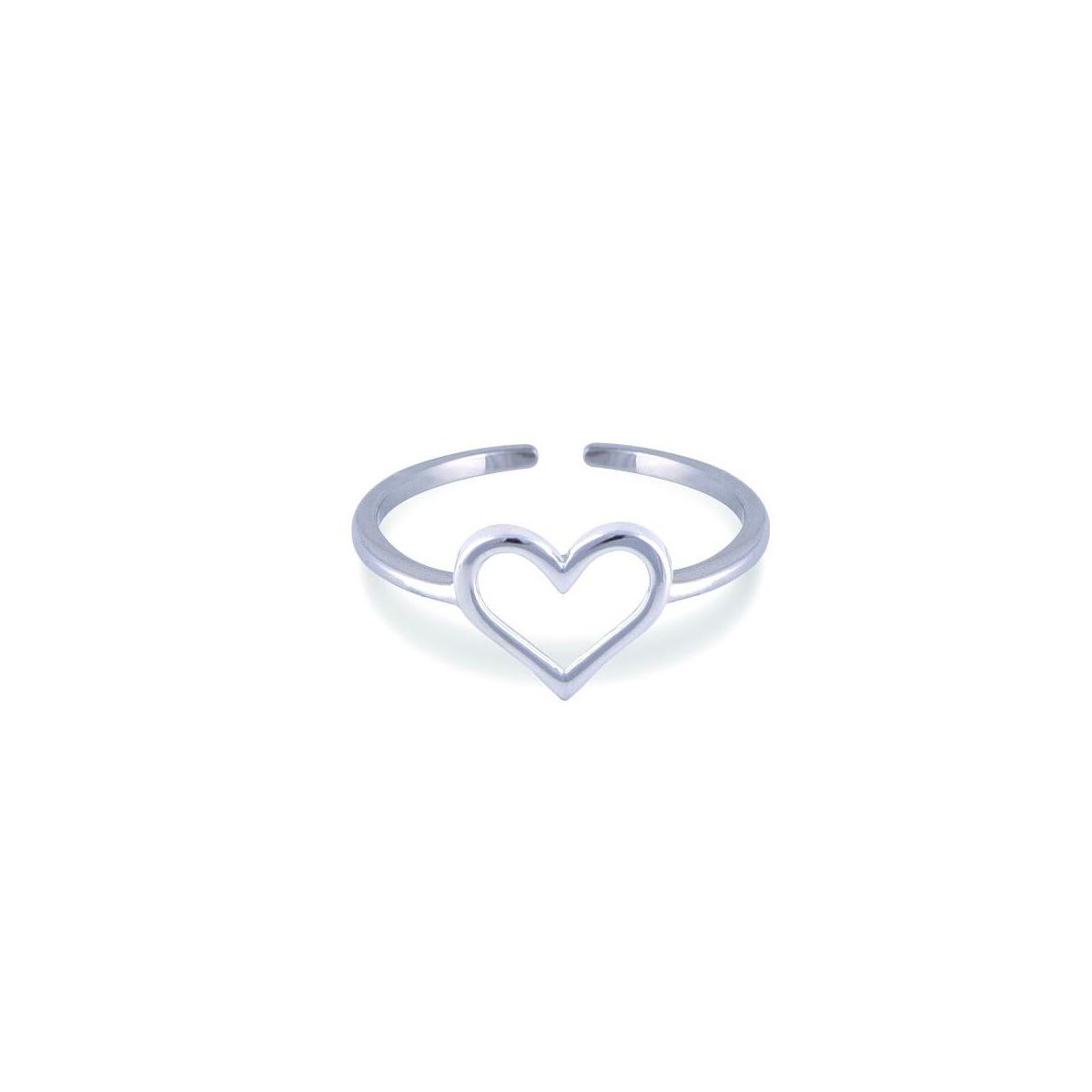 Sterling Silver Heart Toe Ring