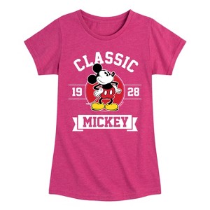 Girls' - Disney - Mickey Classic 1928 Fitted Short Sleeve Graphic T-Shirt - 1 of 4