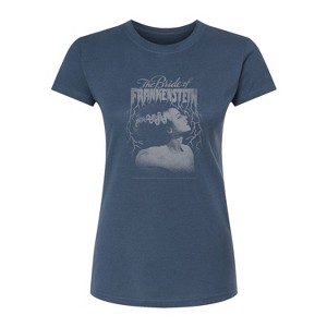 Women's - Universal - Tonal Bride Of Frankenstein Fitted Graphic T-Shirt - 1 of 2