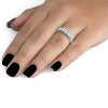 Pompeii3 1ct Princess Cut Natural Diamond Wedding Anniversary Ring - 3 of 4