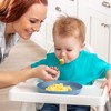 WeeSprout Bamboo Plates, Kid-Sized Bamboo Kids Plates, Dishwasher Safe Bamboo Plate for Kids, 4 pack - 3 of 4