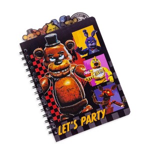 Silver Buffalo Five Nights At Freddy's: Special Delivery "Let's Party" 6-Tab Spiral Notebook - 1 of 4