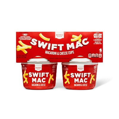 Swift Macaroni & Cheese Microwavable Cups - 4ct - Market Pantry™