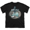 Boys' Star Trek Tng 30 Logo T-Shirt Black Small - 2 of 4