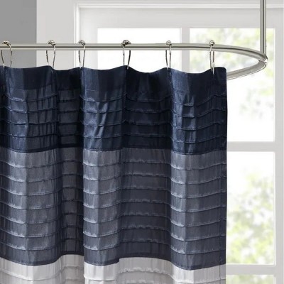 LunaLulinlk Faux Silk Shower Curtain