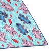 Disney Stitch Blanket and Character Hugger Pillow Silk Touch Throw Set 40" x 50" Multicolored - 4 of 4