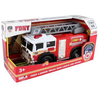 Daron: FDNY Fire Department Ladder Truck, NYC, Lights, Sounds & Moveable Ladder