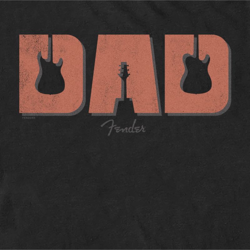 Men's Fender Father's Day Dad Logo T-Shirt, 2 of 6