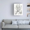 24" x 32" June Erica Vess 'European City Sketch I' Unframed Wall Canvas - Trademark Fine Art - 3 of 4