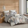 Gracie Mills Heise 3-Piece Modern Ikat Chevron Duvet Cover Set - 2 of 4