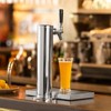 VEVOR Kegerator Tower Kit, Single Tap Beer Conversion Kit, Stainless Steel Keg Beer Tower Dispenser with Dual Gauge CGA320 Regulator - 2 of 4