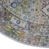 Global Vintage GLB07 Blue/Green Area Rug Farmhouse Vintage Diamonds By Nourison - 4 of 4