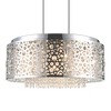 CWI Lighting Bubbles 9 Light Drum Shade Chandelier With Chrome Finish - 2 of 4