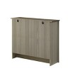 GlasFlength Utility Storage Cabinets Modern Console Table with Cabinet Storage Simple Design for Living Room Entryway, Gray, 15.5"*47"*29.5" - 4 of 4
