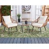 Warlen 3 Piece Lounger Set - Indoor/Outdoor - PAT9016 - Natural/Beige - Safavieh - 2 of 4
