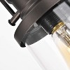 Chloe Lighting Derrick Transitional 1 Light Rubbed Bronze Outdoor Wall Sconce 14" Height - 4 of 4