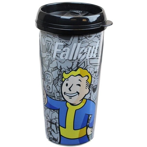 Just Funky Fallout Vault Boy 16oz Travel Mug Target