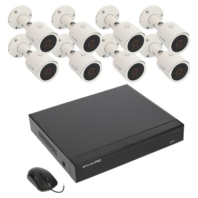 Spyclops 4K PoE NVR Kit with 1 TB NVR and Mini Bullet Cameras (8 Channels, 8 Cameras)