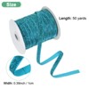 Unique Bargains Metallic Velvet Flexible Ribbon for Crafts 3/8 Inch x 50 Yards 1 Pc - 3 of 4