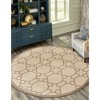 Unique Loom    Outdoor Trellis Geometric Area Rug - 3 of 4