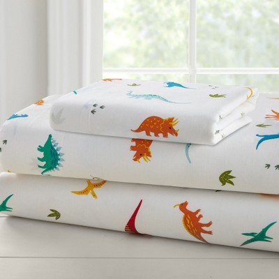 Jurassic Dinosaurs Blue Microfiber Twin Bedding Set