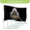 NCAA Purdue University Flag with Grommets, 3'x5' Purdue Boilermakers Outdoor College Flags & Banners for Garden Patio Indoor Wall Décor - 3 of 4