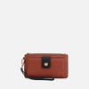 MKF Collection Olympe Vegan Leather Women’s Wristlet Wallet by Mia K - Cognac Black - 2 of 4