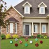 Big Dot of Happiness Black, Red and Green Ornaments - Lawn Decorations - Outdoor Holiday and Christmas Yard Decorations - 10 Piece - 2 of 4