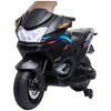 Aosom Kids Motorcycle with Training Wheels, Roaring Engine Design Ride-on Toy for Ages 3-8, High-Traction Mini Motorbike with Light Music - 4 of 4