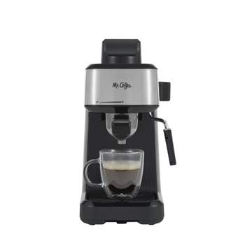 Mr. Coffee Steam Espresso Maker with Stainless Steel Frothing Pitcher