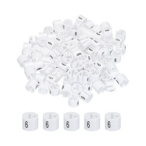 Unique Bargains Easy to Remove Reusable Easy to Recognize Hanger Markers Label - 1 of 3