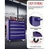 Tool Chest with Wheels,Metal Locking Rolling Tool Box with Tool Organizer Trays for Tool Storage Organizer,Garage,Portable Standing Mechanic Toolbox - 4 of 4