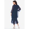 Roaman's Women's Plus Size Embellished Jacket Dress - 3 of 4