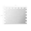 FONTOI Full Length Mirror with Stand Freestanding Modern Design Tempered Glass Anti Fog Finish for Bedroom Closet, White, 31.5"*5.91"*23.62" - 2 of 4