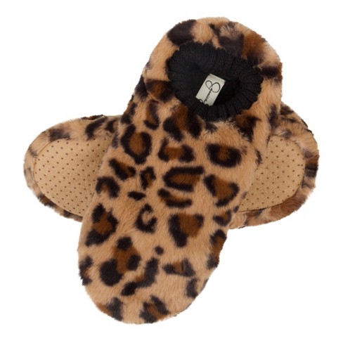 Leopard slippers hot sale target