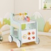 Infans Wooden Baby Walker Ice Cream Cart Toy with Sweet Accessories & Smooth Wheels - 4 of 4
