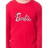 Barbie Family Christmas Logo Santa Unisex Sleep 2 Piece Pajama Set Adult - 4 of 4