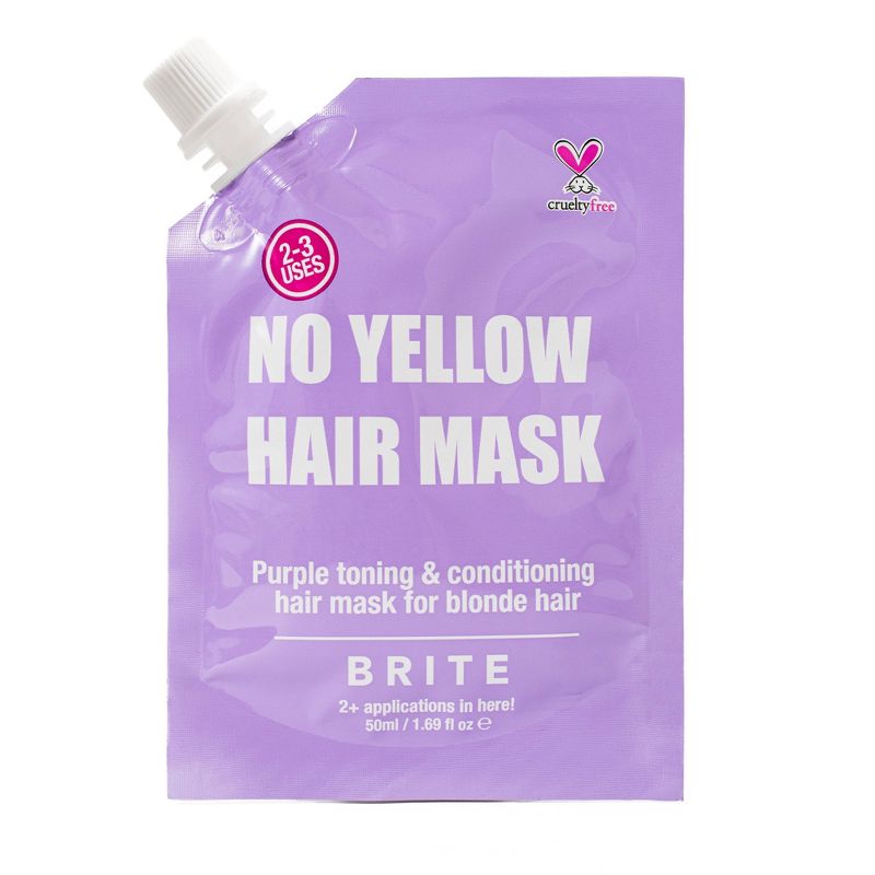 BRITE No Yellow Hair Mask - 1.69 fl oz, 1 of 6