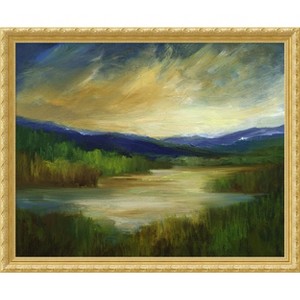 Amanti Art Ancient Retreat by Sheila Finch Wood Framed Wall Art Print - 1 of 4