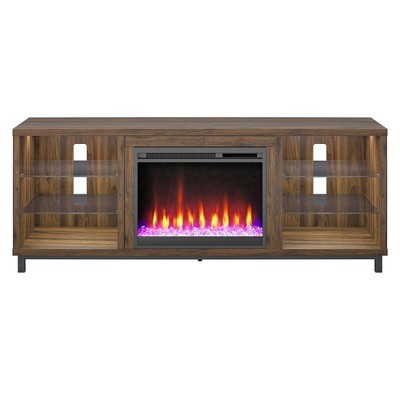 Ameriwood Home Lumina Deluxe Fireplace TV Stand for TVs up to 70"