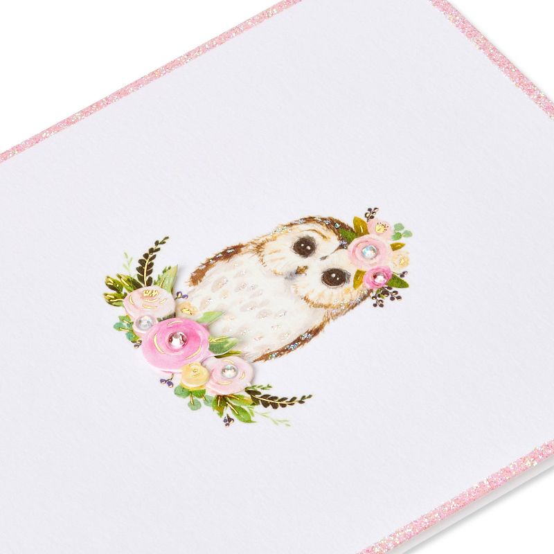 Friendship Card Owl with Flower Crown Print - PAPYRUS, 6 of 8