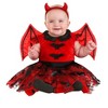 HalloweenCostumes.com Girl's Infant Adorable Devil Dress Costume - 2 of 3