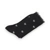 Anna-Kaci 3-Pack Women's Crew Socks with Allover Bow Embroidery and Ribbed Texture - 4 of 4
