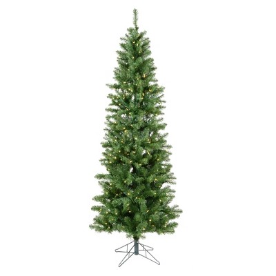 Vickerman Salem Pencil Pine Artificial Christmas Tree PreLit