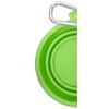 FFDPET Silicone Travel Bowl for Dogs & Cats X-Small 7oz - Lime Green - 2 of 4