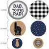 Big Dot of Happiness My Dad is Rad - Father's Day Party Giant Circle Confetti - Party Decorations - Large Confetti 27 Count - 2 of 4