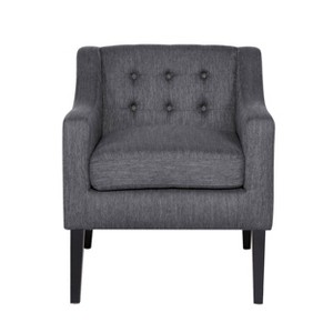 Deanna Contemporary Fabric Tufted Accent Chair - Christopher Knight Home - 1 of 4