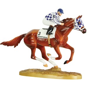 Breyer: Horses 50th Anniversary Triple Crown Winner Secretariat & Jockey - 1 of 4