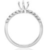 Pompeii3 1/4ct Diamond Engagement Ring Setting 14k White Gold Mount - 3 of 4